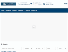 Tablet Screenshot of jr-estates.co.uk